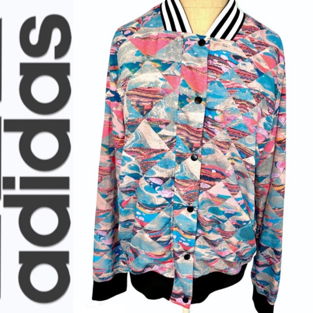 Soldadidas Multicolor Snap Button Jacket Size L - image 1
